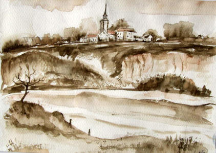 Blick über die Elbe